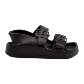 Flip-flops ușoare pentru copii cu catarame Big Star NN374536 Negru