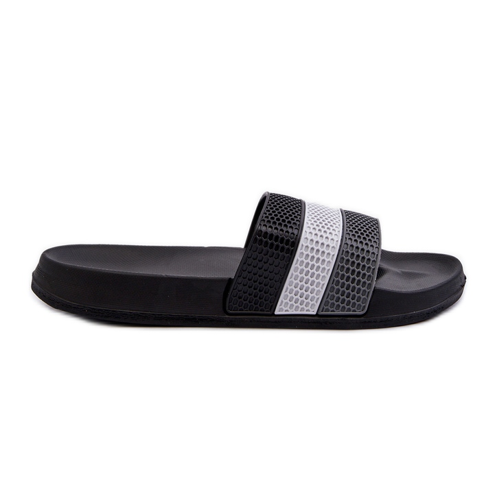 Flip-flops clasici pentru bărbați cu bretele negre Sylri negru