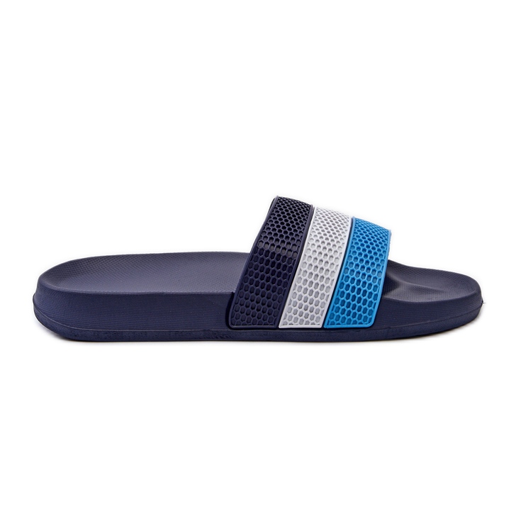 Flip-flops clasici pentru bărbați cu bretele, bleumarin Sylri albastru
