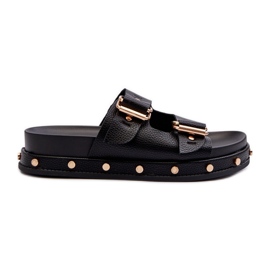 Flip-flops de damă cu platformă Big Star NN27402 Negru