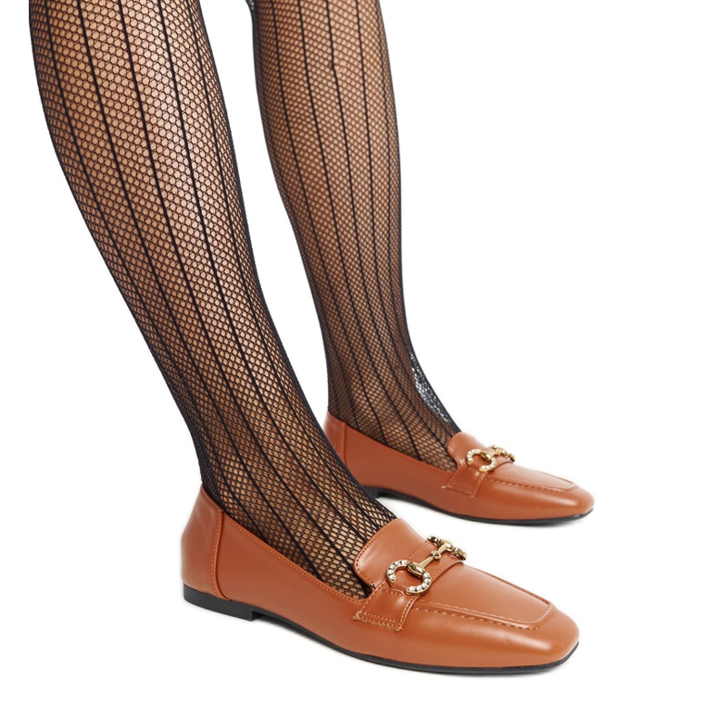 Mocasini maro cu cataramă Areebah Mocasini maro cu cataramă Areebah