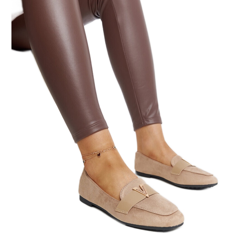 Mocasini maro cu decor Namal Mocasini maro cu decor Namal