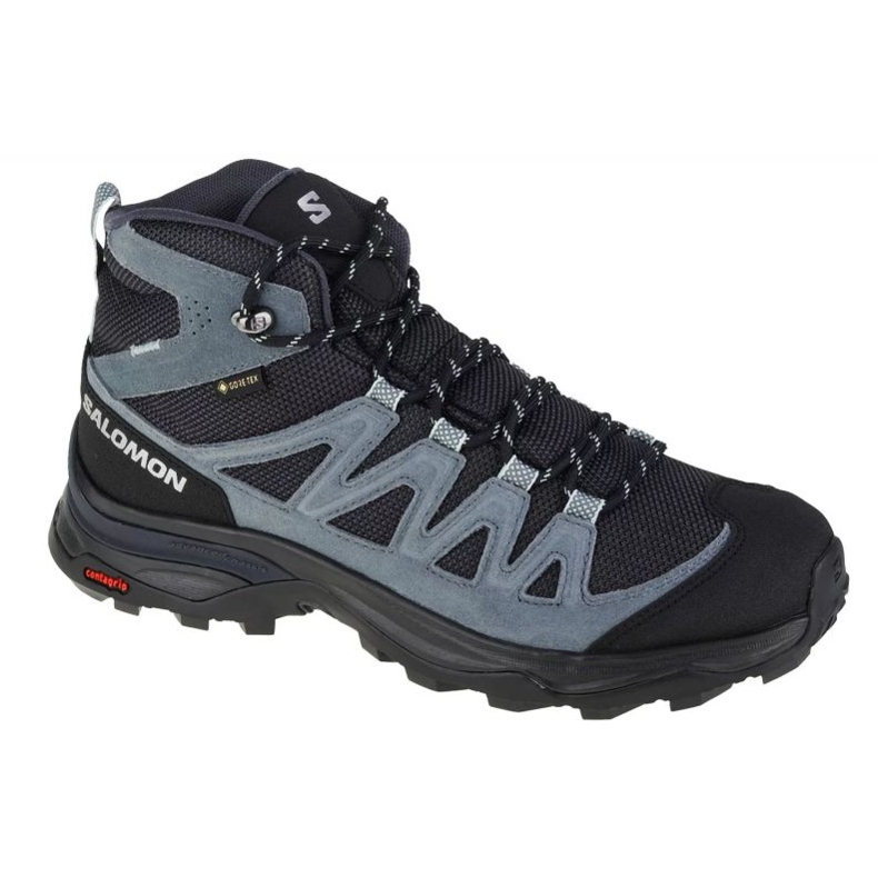 Pantofi Salomon X Ward Leather Mid Gtx W 471820 negru