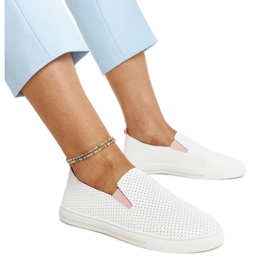 Pantofi albi Sanan Pantofi albi Sanan