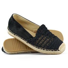 Espadrile de dama clasice negre negru