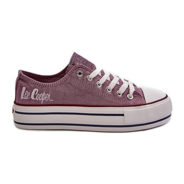 Pantofi de damă cu talpă groasă Lee Cooper LCW-24-31-2219 violet Pantofi de damă cu talpă groasă Lee Cooper LCW-24-31-2219 violet