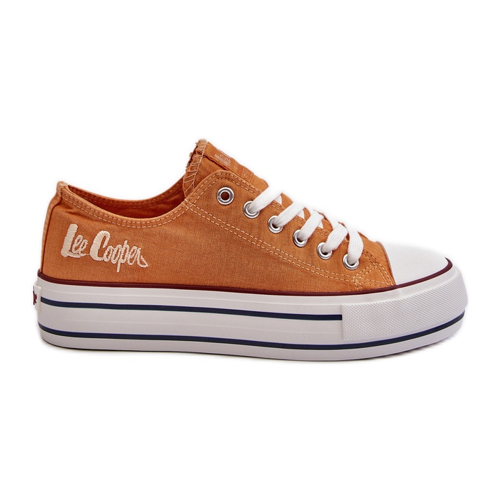 Pantofi de damă cu talpă groasă Lee Cooper LCW-24-31-2216 Portocaliu portocale