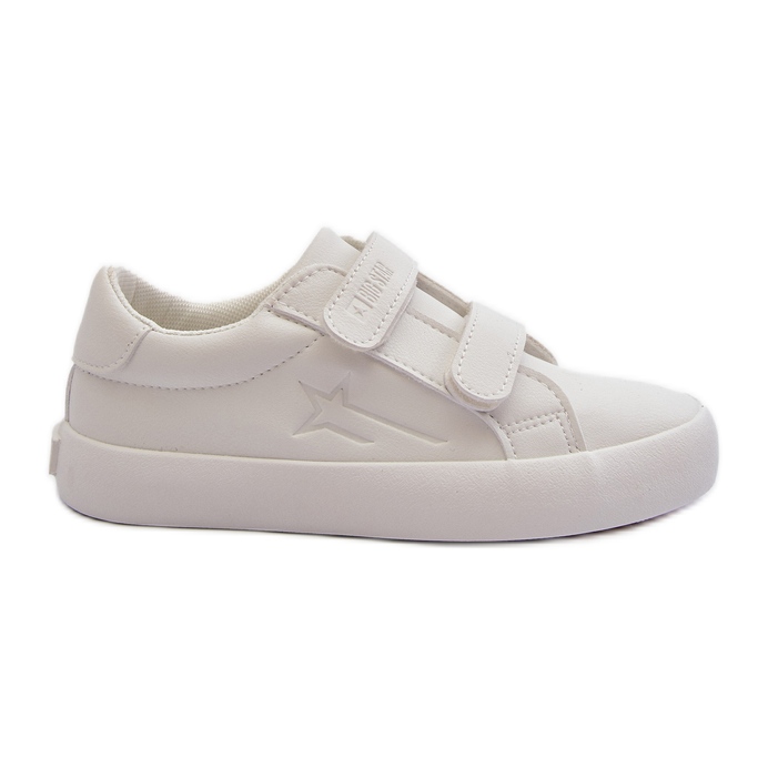 Pantofi pentru copii cu velcro Big Star NN374007 Alb