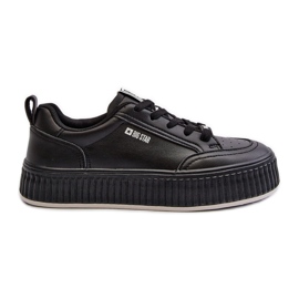 Pantofi de damă cu platformă Big Star NN274255 Negri negru Pantofi de damă cu platformă Big Star NN274255 Negri negru