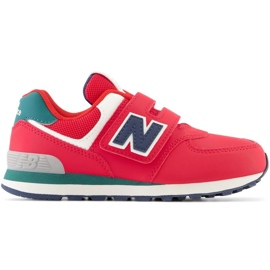 Pantofi New Balance PV574CU roșu Pantofi New Balance PV574CU roșu