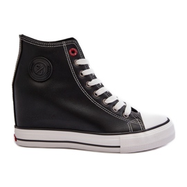 Cross Jeans Pantofi de damă cu pană Jeans încrucișați NN2R4005 Negri negru Cross Jeans Pantofi de damă cu pană Jeans încrucișați NN2R4005 Negri negru