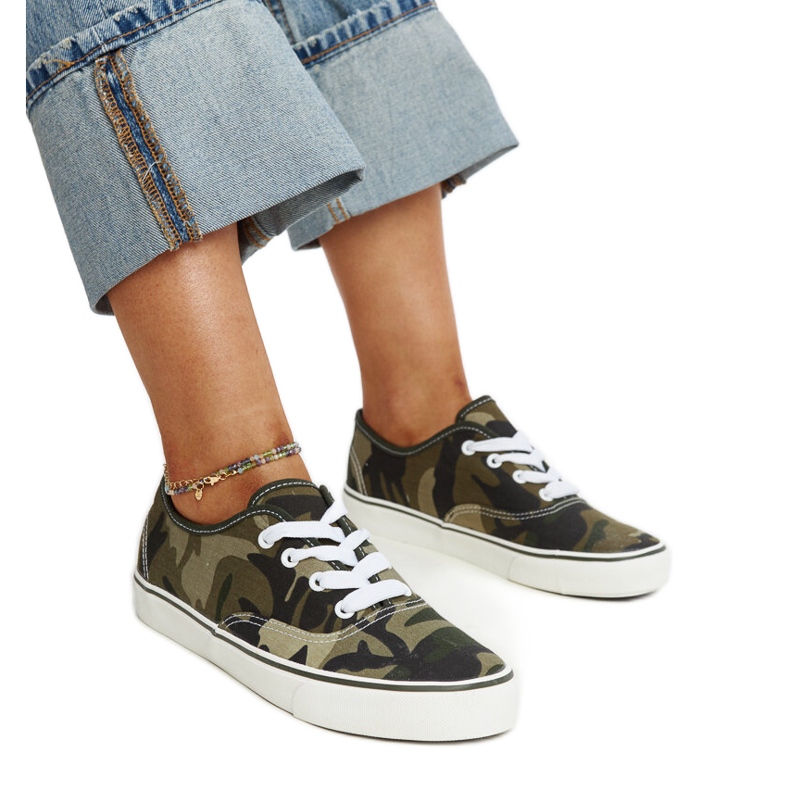 Tenisi militari Erla verzi verde