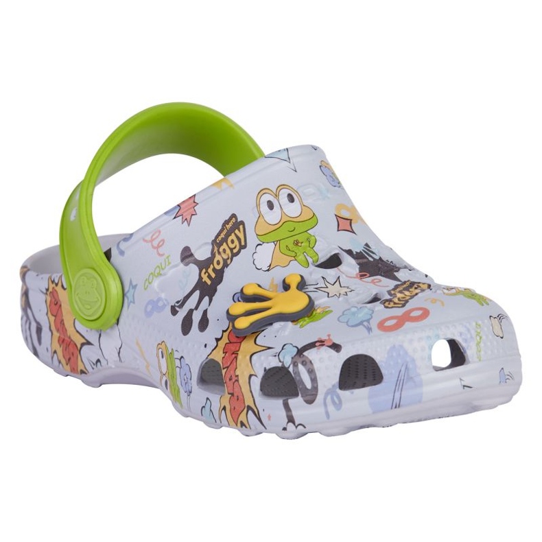 Sandale Coqui Little Frog 92800617385 alb