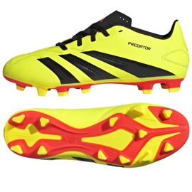 Pantofi de fotbal Adidas Predator Club FxG M IG7757 galben
