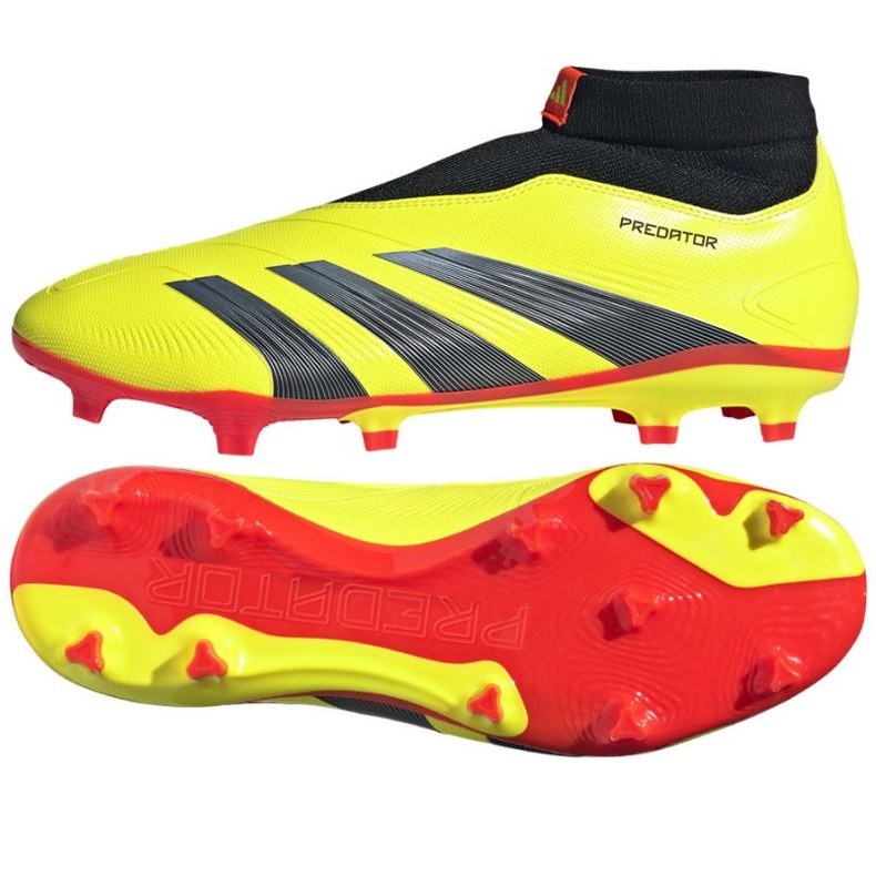 Pantofi de fotbal Adidas Predator League Ll Fg M IG7766 galben