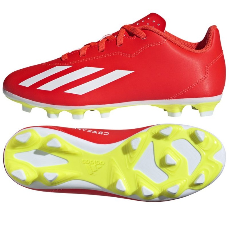 Pantofi de fotbal Adidas X Crazyfast Club FxG IF0720 roșu