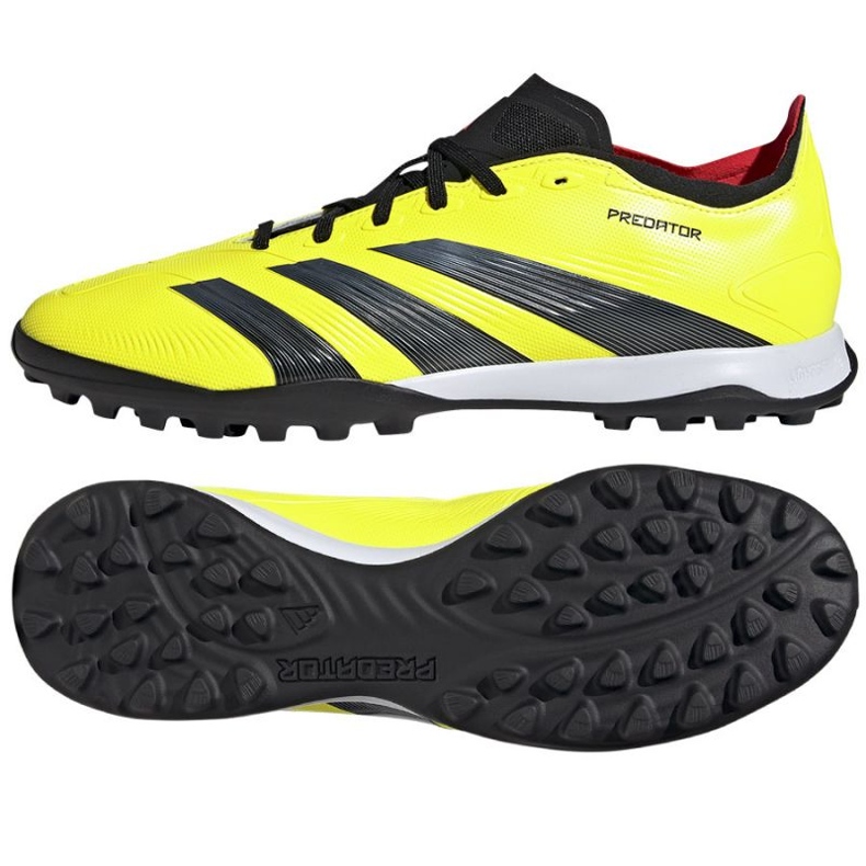Pantofi de fotbal Adidas Predator League L Tf IE2612 galben