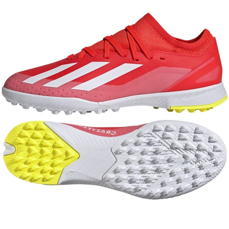 Pantofi de fotbal Adidas X Crazyfast League Tf Jr IF0679 roșu