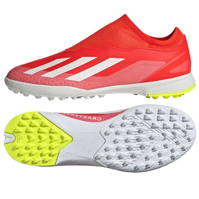 Pantofi de fotbal Adidas X Crazyfast League Ll Tf Jr IF0687 roșu