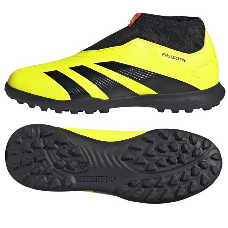 Pantofi de fotbal Adidas Predator League Ll Tf Jr IG5432 galben