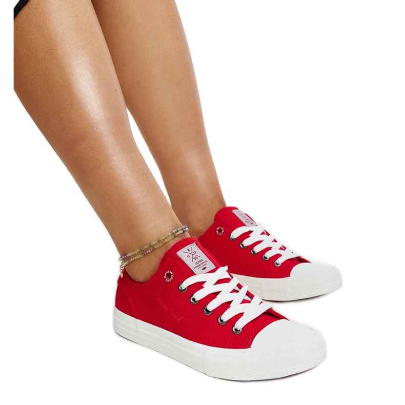 Adidasi de dama rosii Cross Jeans roșu