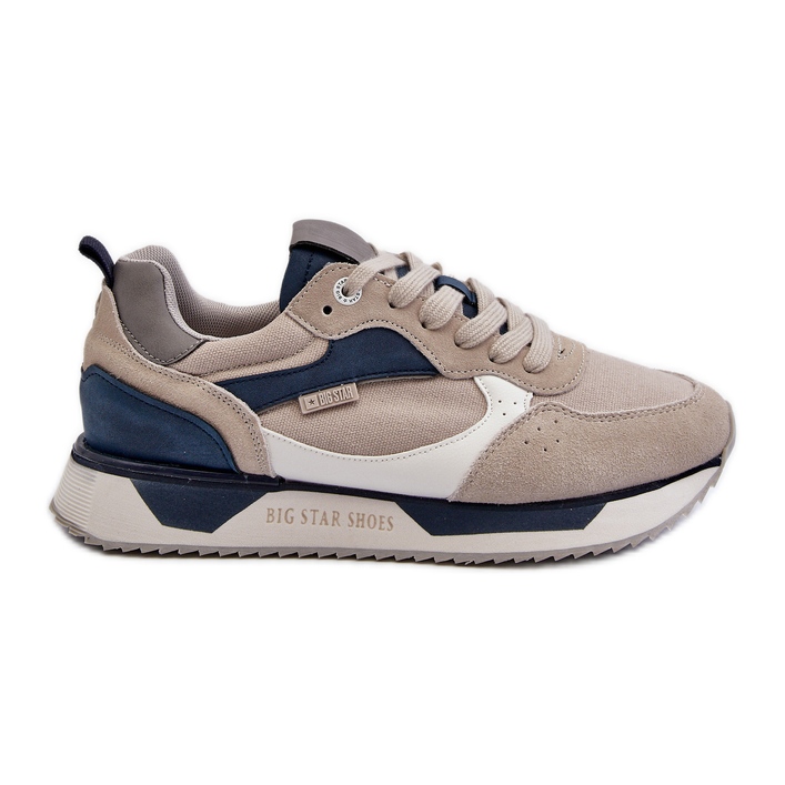 Pantofi bărbați cu sistem de spumă cu memorie Big Star NN174348 gri