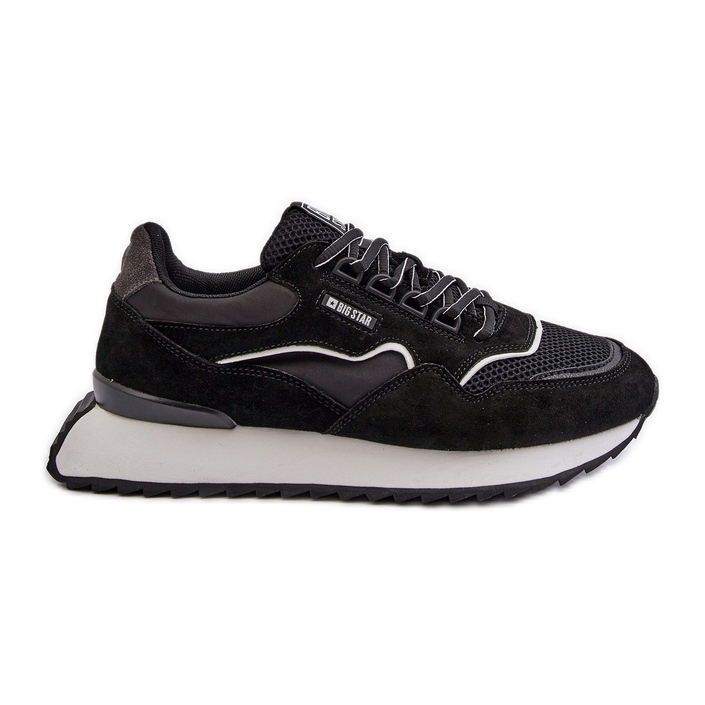 Pantofi bărbați Big Star NN174321 Memory Foam System Negru