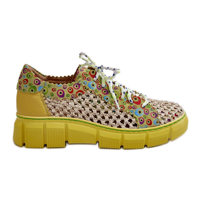 Pantofi din piele de damă Maciejka 05850-09 Lime verde