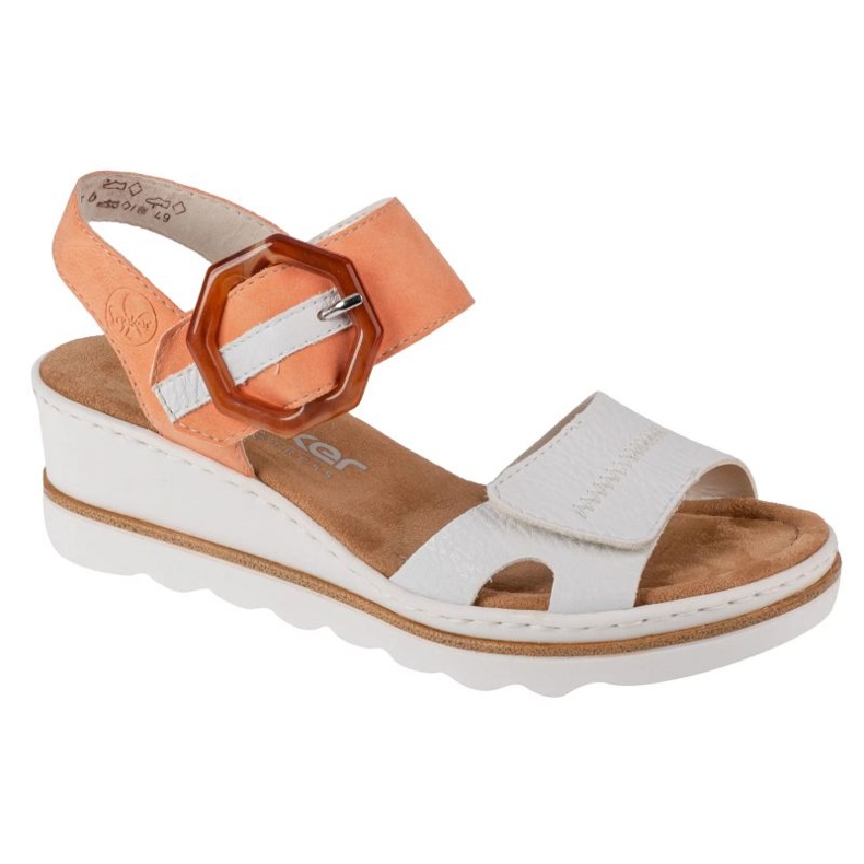 Rieker Sandals W 67476-38 sandale alb