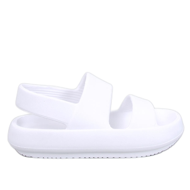 Sandale Rickett White spumă alb