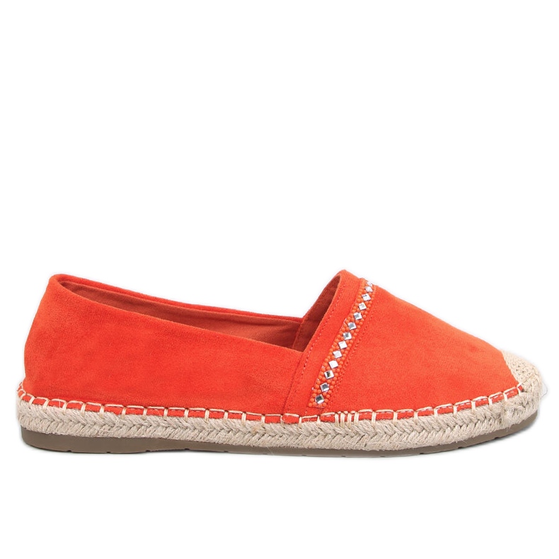 Espadrile dama Etance Orange portocale
