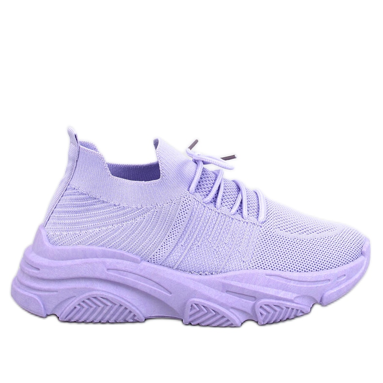 Fabre Purple pantofi sport cu șosete violet