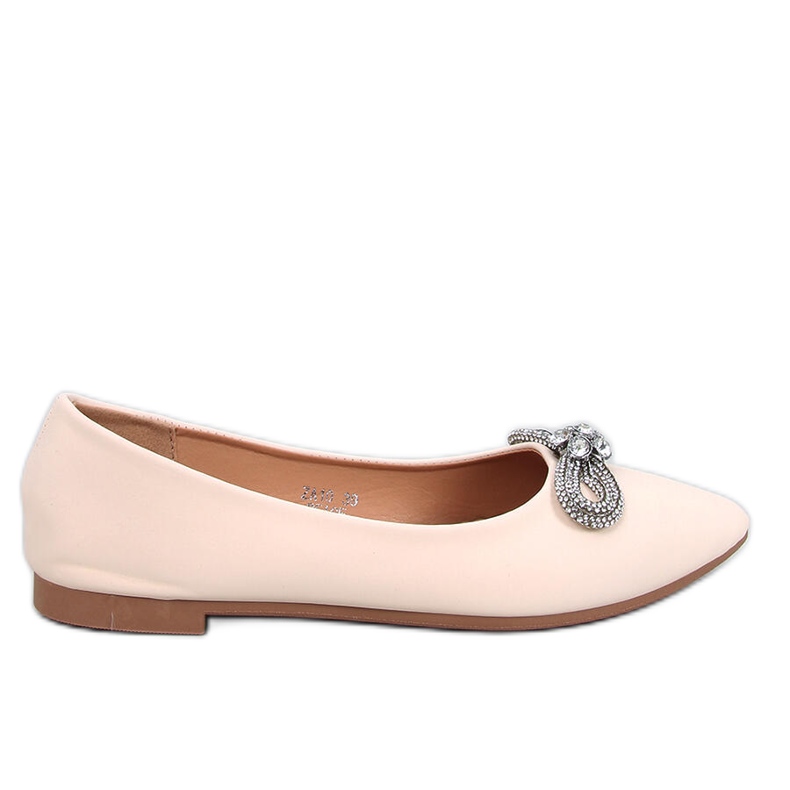 Duvall Balerini bej cu strasuri Duvall Balerini bej cu strasuri