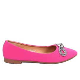 Balerini cu zirconi Duvall Fuchsia roz Balerini cu zirconi Duvall Fuchsia roz