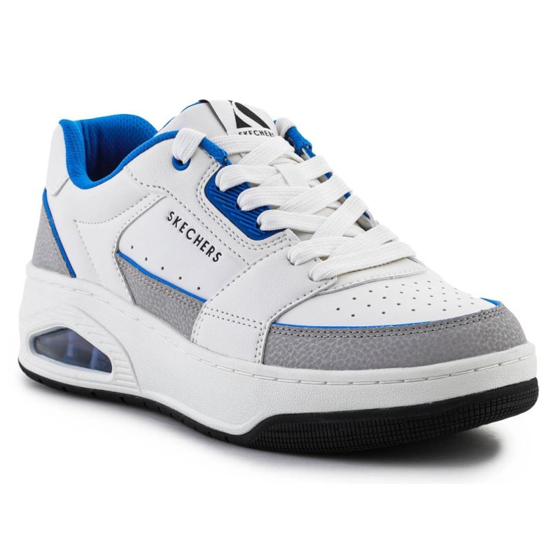 Pantofi Skechers Uno Court-Low-Post 183140-WBL alb Pantofi Skechers Uno Court-Low-Post 183140-WBL alb