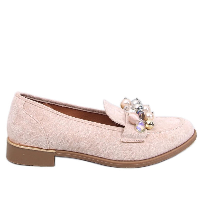 Mocasini Anselme Beige din piatra bej