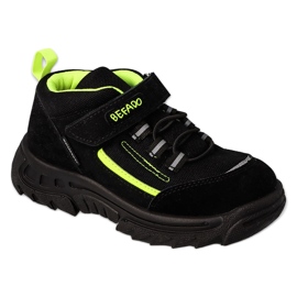 Befado sport pentru copii cu velcro negru/verde 515Y004 Befado sport pentru copii cu velcro negru/verde 515Y004