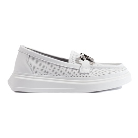 Goodin Mocasini albi ajurati de dama Goodin Mocasini albi ajurati de dama