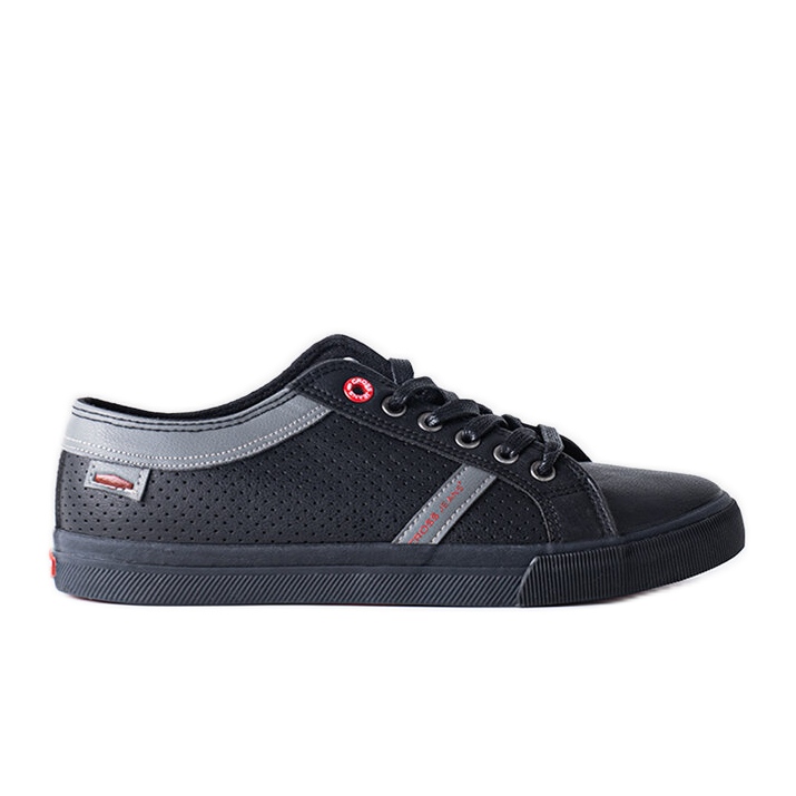 Tenisi negri Cross Jeans pentru bărbați negru Tenisi negri Cross Jeans pentru bărbați negru