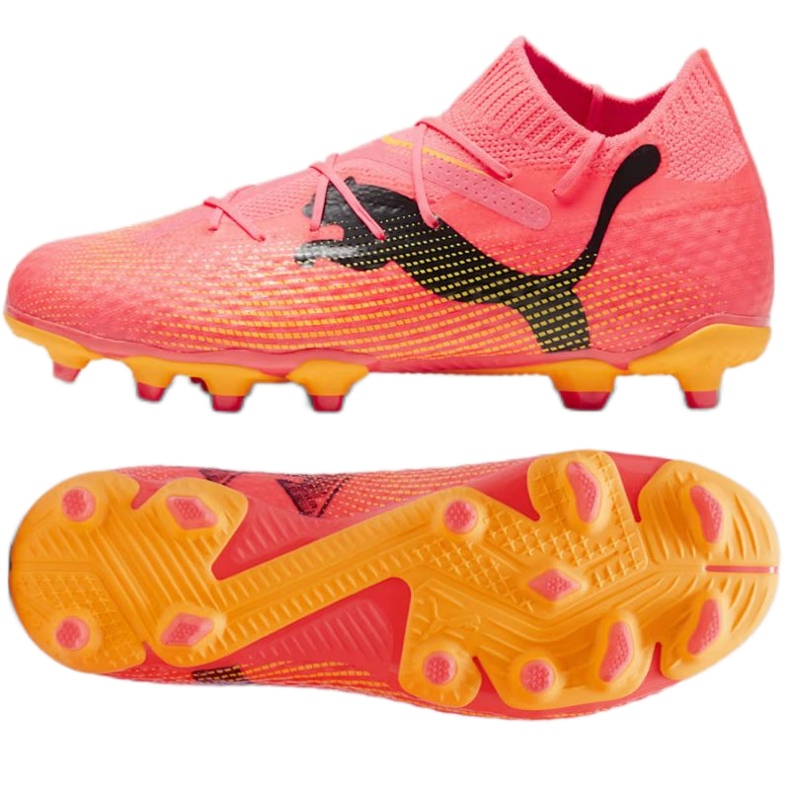 Pantofi de fotbal Puma Future 7 Pro FG/AG 107728-03 roz Pantofi de fotbal Puma Future 7 Pro FG/AG 107728-03 roz