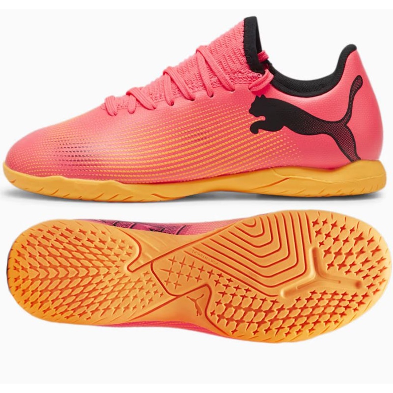 Pantofi de fotbal Puma Future 7 Play It 107739-03 roz Pantofi de fotbal Puma Future 7 Play It 107739-03 roz