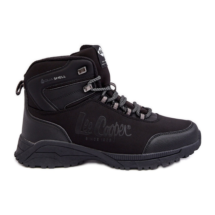 Pantofi de trekking izolați pentru bărbați Lee Cooper LCJ-22-01-1404M Negru