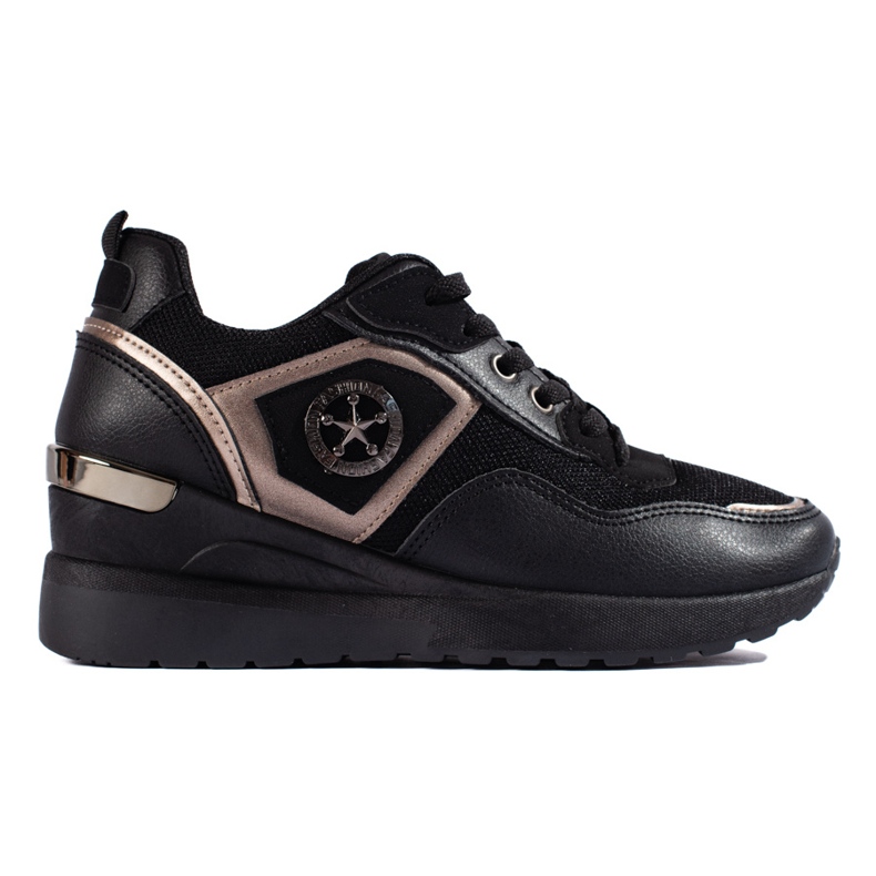 Pantofi sport negri de damă negru Pantofi sport negri de damă negru
