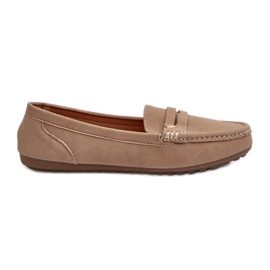 Mocasini clasici de damă Iramarie bej Mocasini clasici de damă Iramarie bej