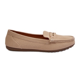 Mocasini clasici de dama Bej deschis Iramarie Mocasini clasici de dama Bej deschis Iramarie