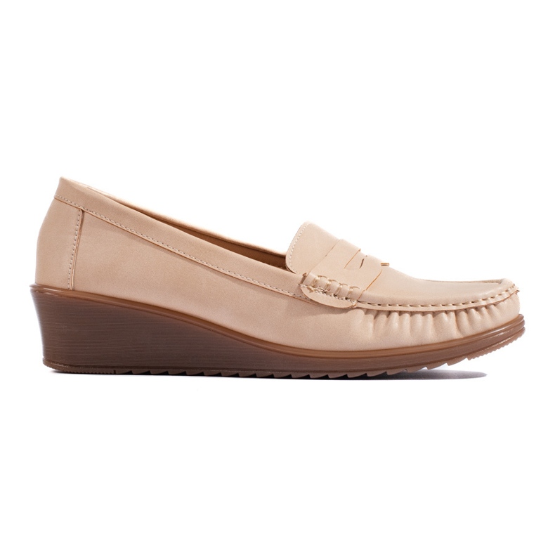 Mocasini de dama bej Mocasini de dama bej