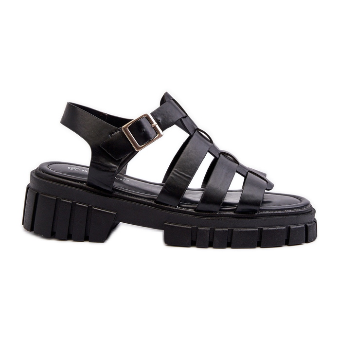 Sandale Roman dama Black Rosarose negru