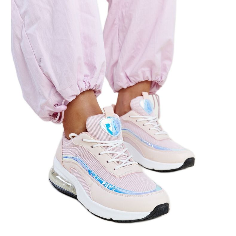 Adidași roz cu hologramă Jelek