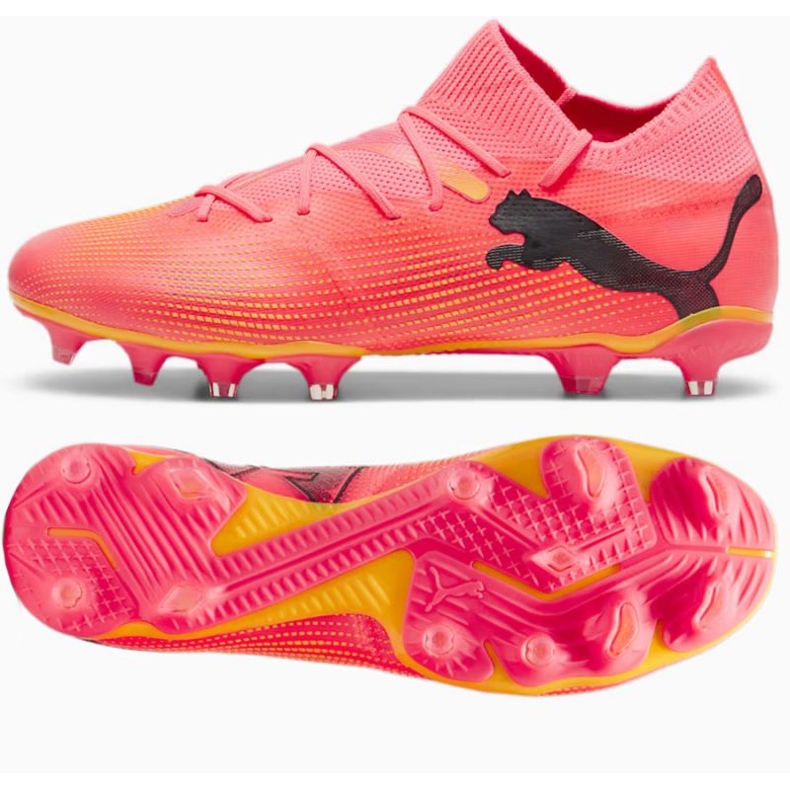 Pantofi de fotbal Puma Future 7 Match FG/AG M 107715-03 roz Pantofi de fotbal Puma Future 7 Match FG/AG M 107715-03 roz