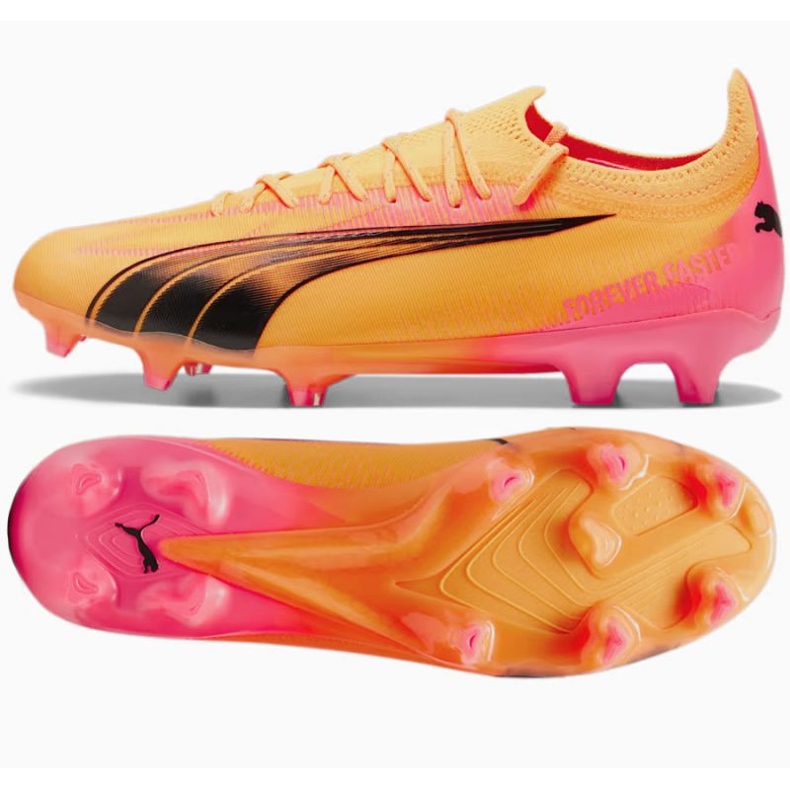 Pantofi de fotbal Puma Ultra Ultimate M 107744-03 portocale Pantofi de fotbal Puma Ultra Ultimate M 107744-03 portocale